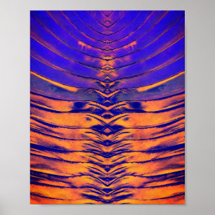 Vibrant Symmetrical Abstract Pattern Poster