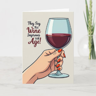 Vibrant Toast Birthday Card