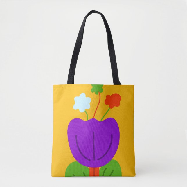 Vibrant Tones Tote Bag (Front)