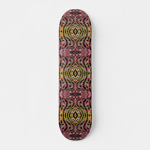 Vibrant Tribal Flux Skateboard