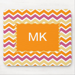 Vibrant Tribal ZigZag Mouse Mat