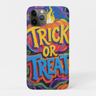 Vibrant "Trick or Treat" Halloween iPhone 11 Pro Case