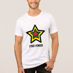 Vibrant Triple Big Star Tee (Yelllow, Green, Red)