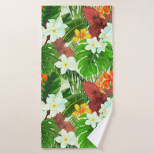 Vibrant Tropical Bath Towel