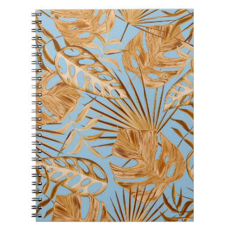 Vibrant Tropical Flowers: Colourful Seamless. Notebook