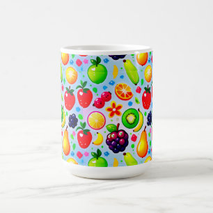 Vibrant Tropical Fruits Coffee Mug