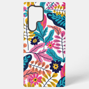 Vibrant Tropical Leaves and Exotic Botanical Samsung Galaxy Case