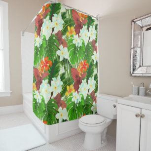 Vibrant Tropical Shower Curtain