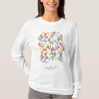 Vibrant Tulip Pattern Floral Design on White