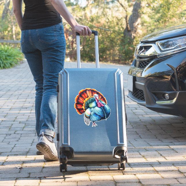 Vibrant Turkey Pride Art Classic T-Shirt (Suitcase Insitu)