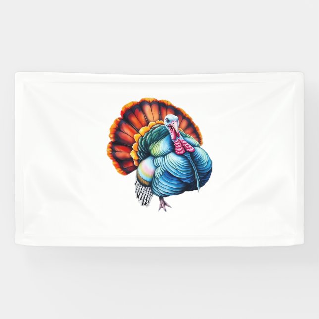 Vibrant Turkey Pride Art Classic T-Shirt Banner (Horizontal)
