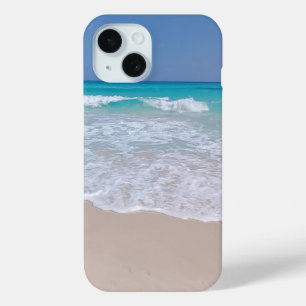 Vibrant Turquoise Ocean Waves Coastal Serenity Pho iPhone 15 Case