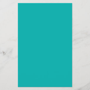 Vibrant Turquoise Peacock Colour Ready to Customis Flyer