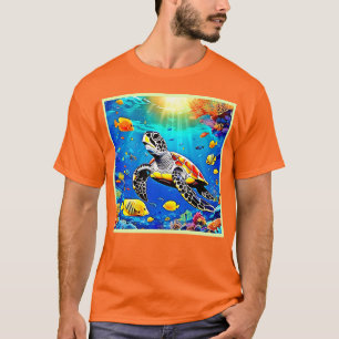 Vibrant Turtle Reef Life T-Shirt