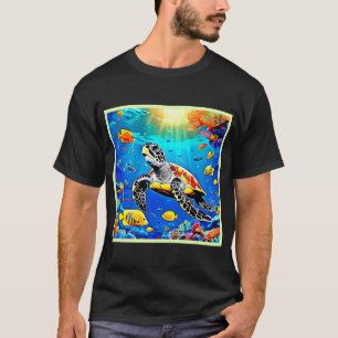 Vibrant Turtle Reef Life T-Shirt