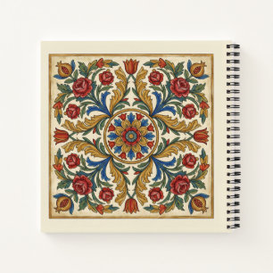 Vibrant Tuscany Italian Naive Art: Rustic  Notebook