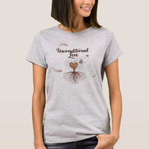 Vibrant Unconditional Love women Basic T-Shirt