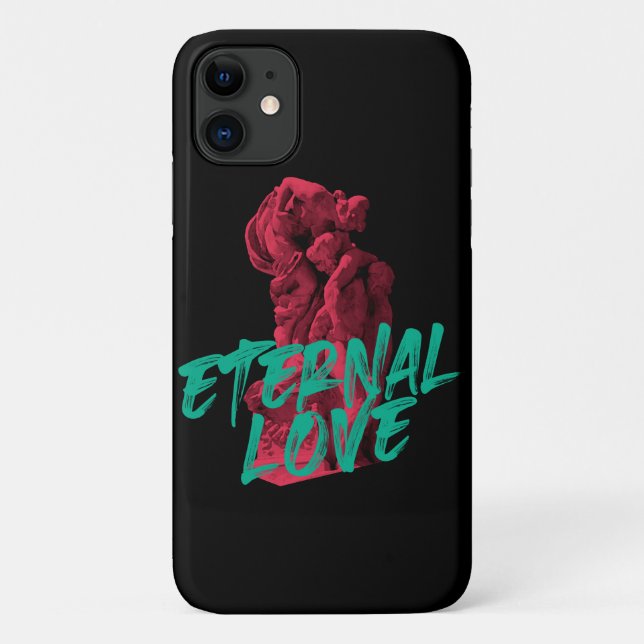 Vibrant, urban, trendy graphic design Eternal Love Case-Mate iPhone Case (Back)