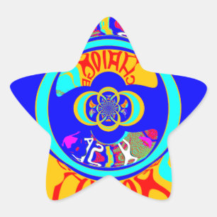 Vibrant USA Change: A Bold Statement Star Sticker