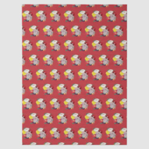 Vibrant Vintage Botanical Wildflower Bouquet Tissue Paper