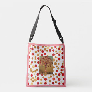 "Vibrant Visions: All-Over Print Medium Cross Body Crossbody Bag