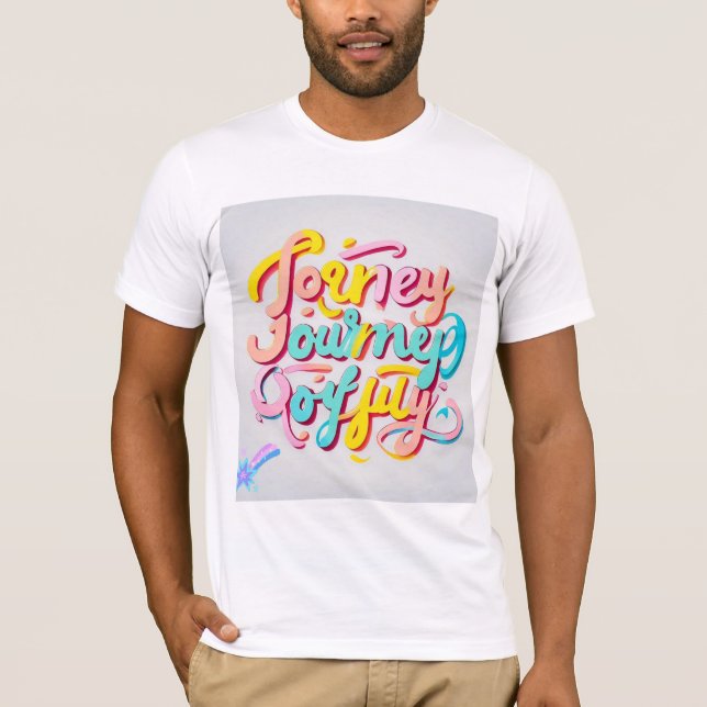 "Vibrant Voyage" T-Shirt (Front)