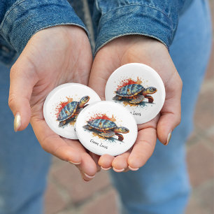 Vibrant Voyager, custom 3 Cm Round Badge