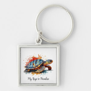 Vibrant Voyager, custom Key Ring