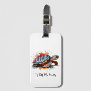 Vibrant Voyager, custom Luggage Tag
