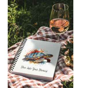 Vibrant Voyager, custom Notebook