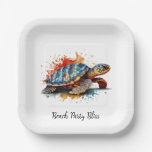 Vibrant Voyager, custom Paper Plate