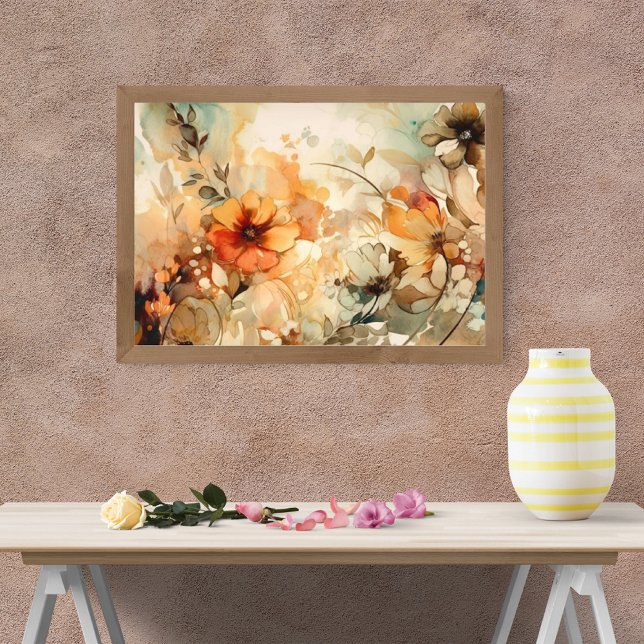 Vibrant Watercolor Flowers Photo Print (Creator Uploaded)