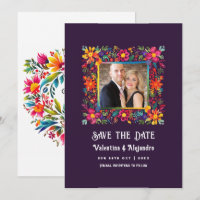 Vibrant Watercolor Mexican Fiesta Wedding