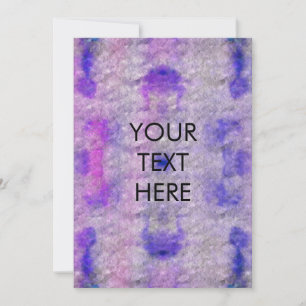Vibrant Watercolor Tie Dye Blank Card