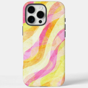 Vibrant Wavy Abstract Pattern iPhone 16 Pro Max Case