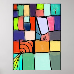 Vibrant Whimsy  Poster