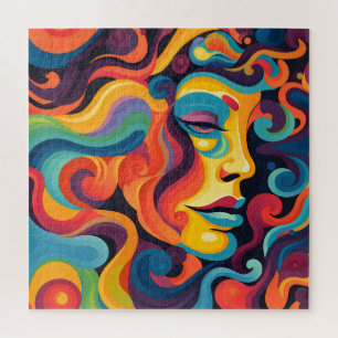 Vibrant Whirl of Emotions Jigsaw Puzzle