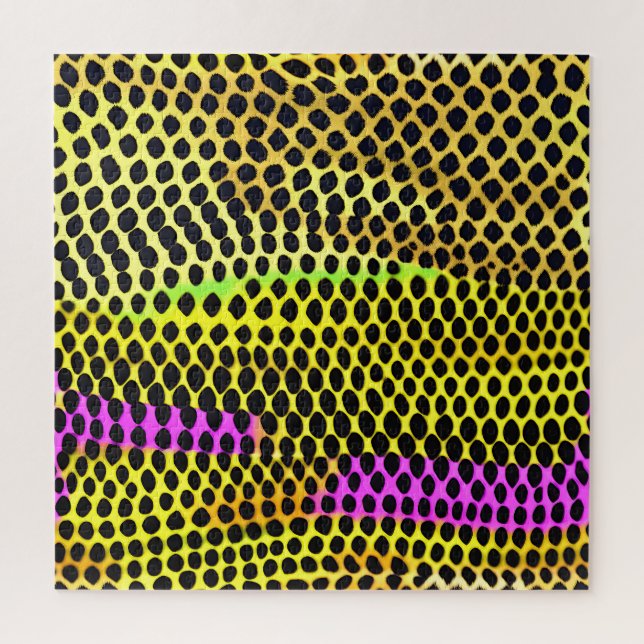 "Vibrant Wilderness" Colourful Abstract Print Jigsaw Puzzle (Vertical)