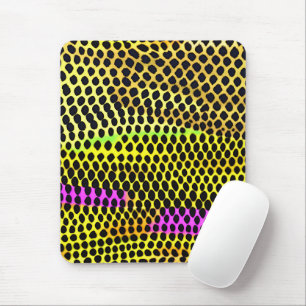 "Vibrant Wilderness" Colourful Abstract Print Mouse Mat