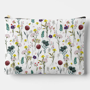 Vibrant Wildflower  Accessory Pouch