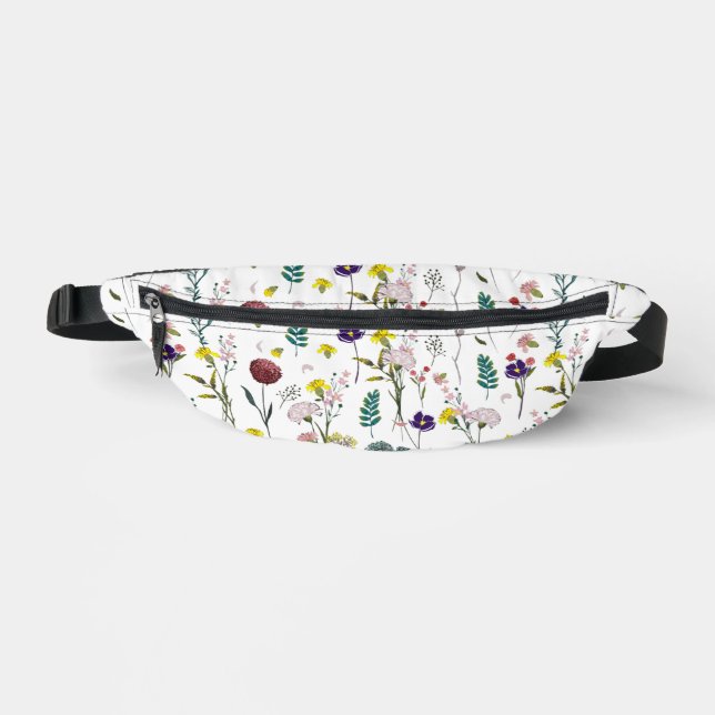 Vibrant Wildflower  Bum Bags (Front)