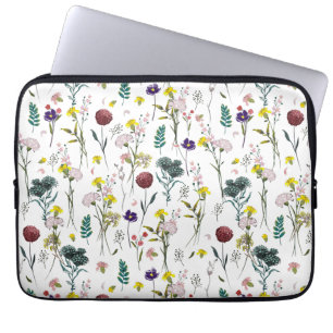 Vibrant Wildflower Laptop Sleeve