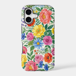 Vibrant Wildflower Meadow Botanical Garden Print