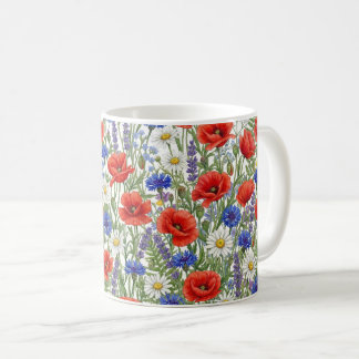 Vibrant Wildflower Meadow Mug Wrap