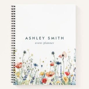 Vibrant Wildflower Notebook