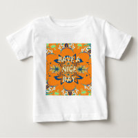 Vibrant Wishes: Have a Nice Day Art Print Design