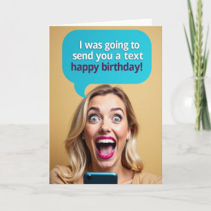Vibrant Womans Birthday Card