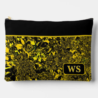 Vibrant Yellow Cosmetic Pouch