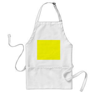 Vibrant Yellow Fluo Delight Ready to Customise Standard Apron