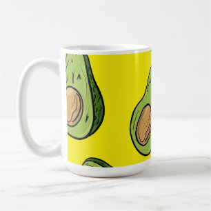 Vibrant Yellow Fruit Illustration - Whimsical  Coffee Mug
